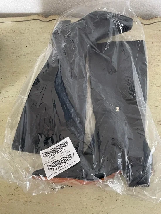 Madewell The Lexie Tall Boot in Black Leather Size 7 NWOB $298 NX079 - Picture 5 of 7